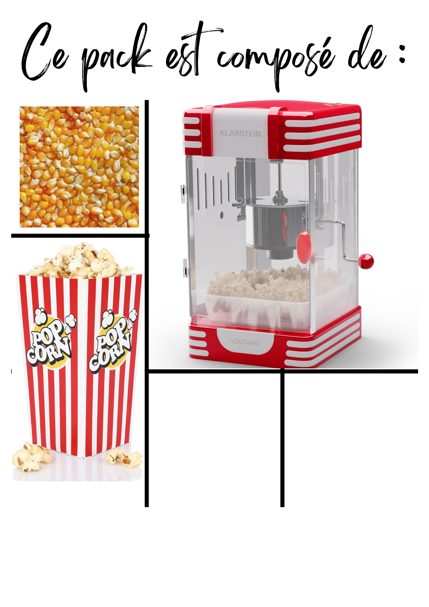 Pack Soirée Popcorn - Moments Festifs et Gourmands